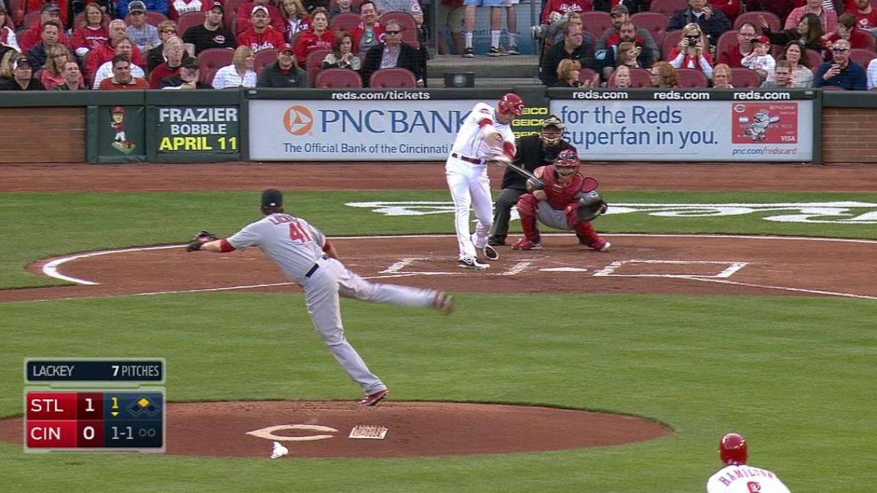 Votto's opposite-field shot
