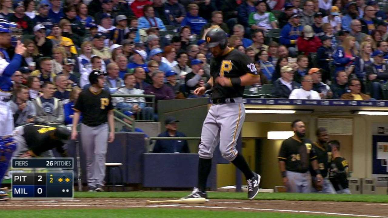 Pirates Locke down 1st 'W' while Brewers stuck winless