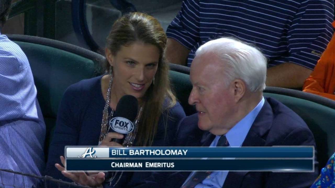 Bartholomay on time with Braves