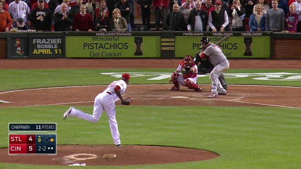 Chapman slams the door