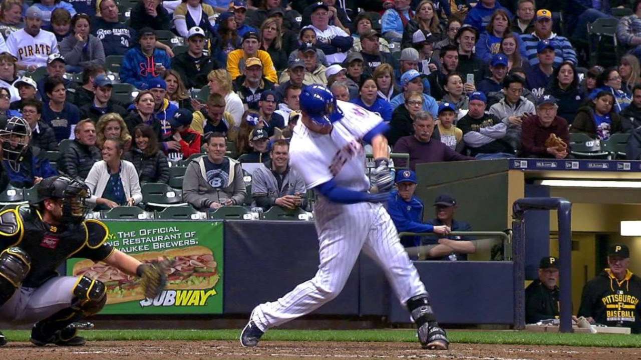 Lucroy taking extra swings to remedy slow start at plate