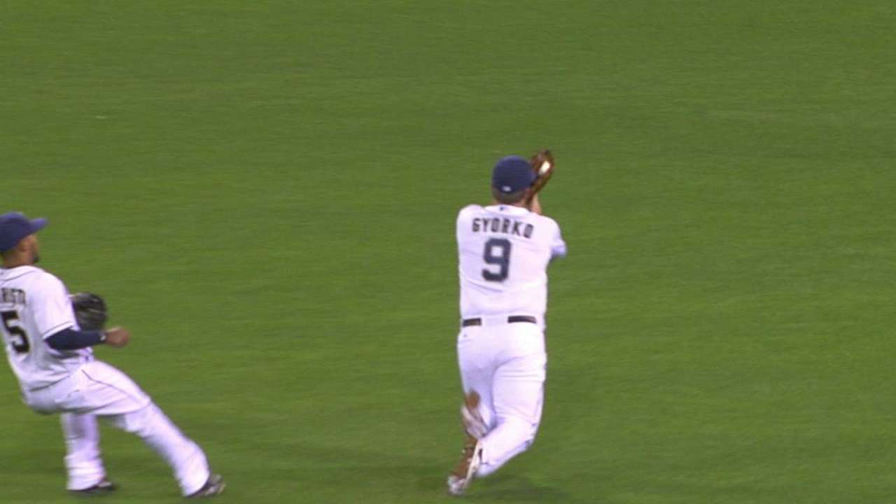 Gyorko's outstanding catch