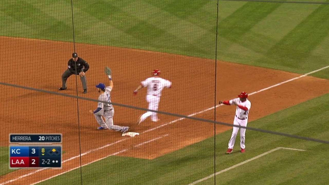 Hosmer's run-saving pick