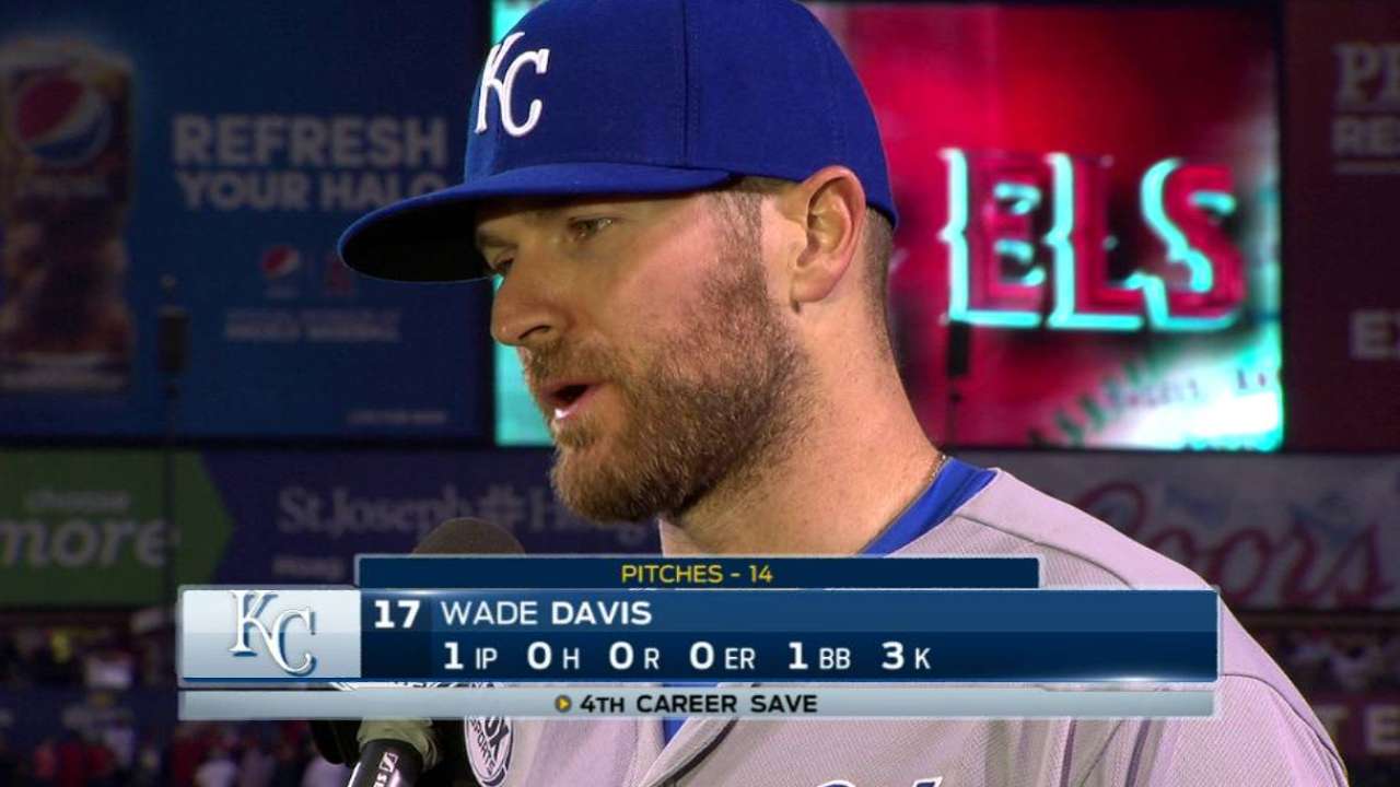 Davis on getting the save