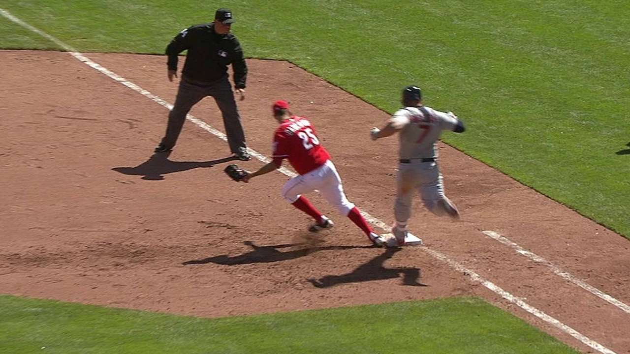 Votto's nice stop