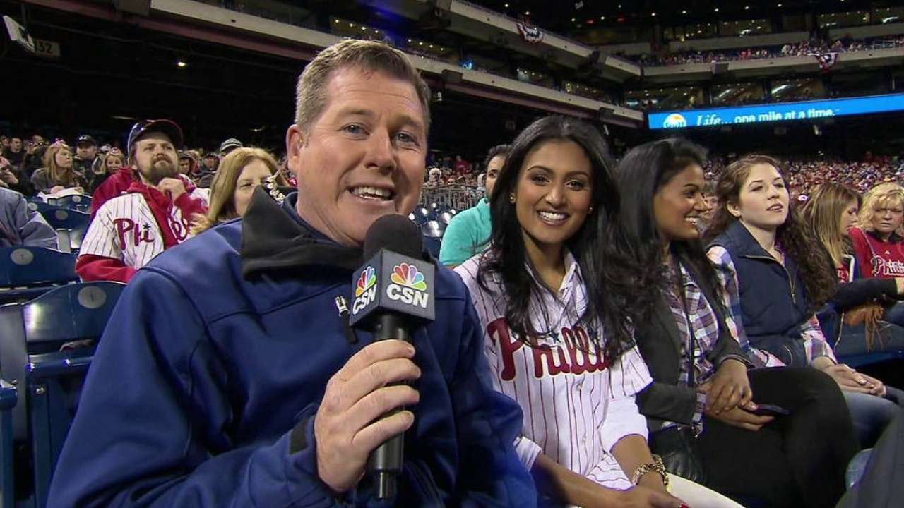 Davuluri on Citizens Bank Park