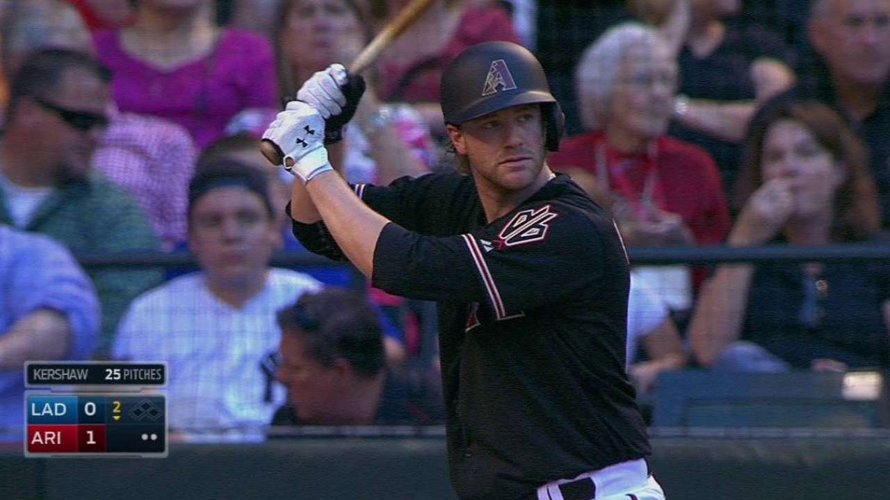 Bradley's first big league hit