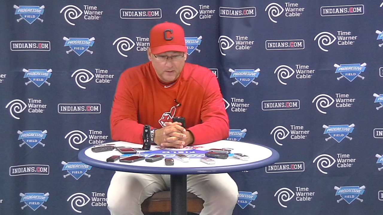 Francona on pitching in loss