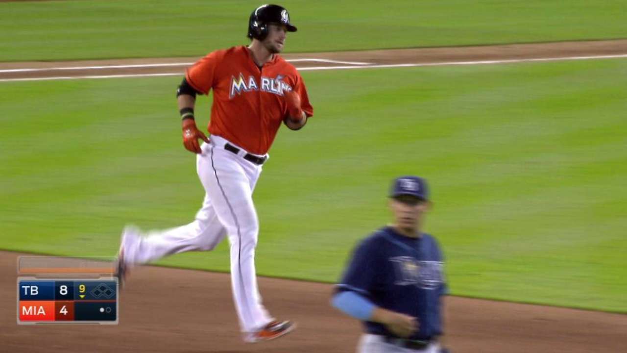 Salty's solo homer