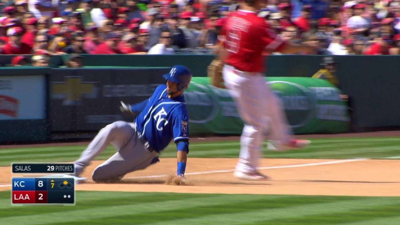 Orlando's triple to left