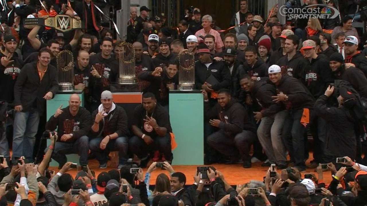 What's Next: Giants' title party highlights home openers