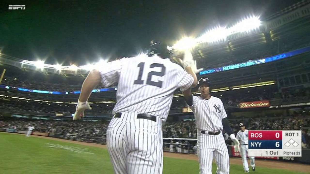 Headley's two-run homer