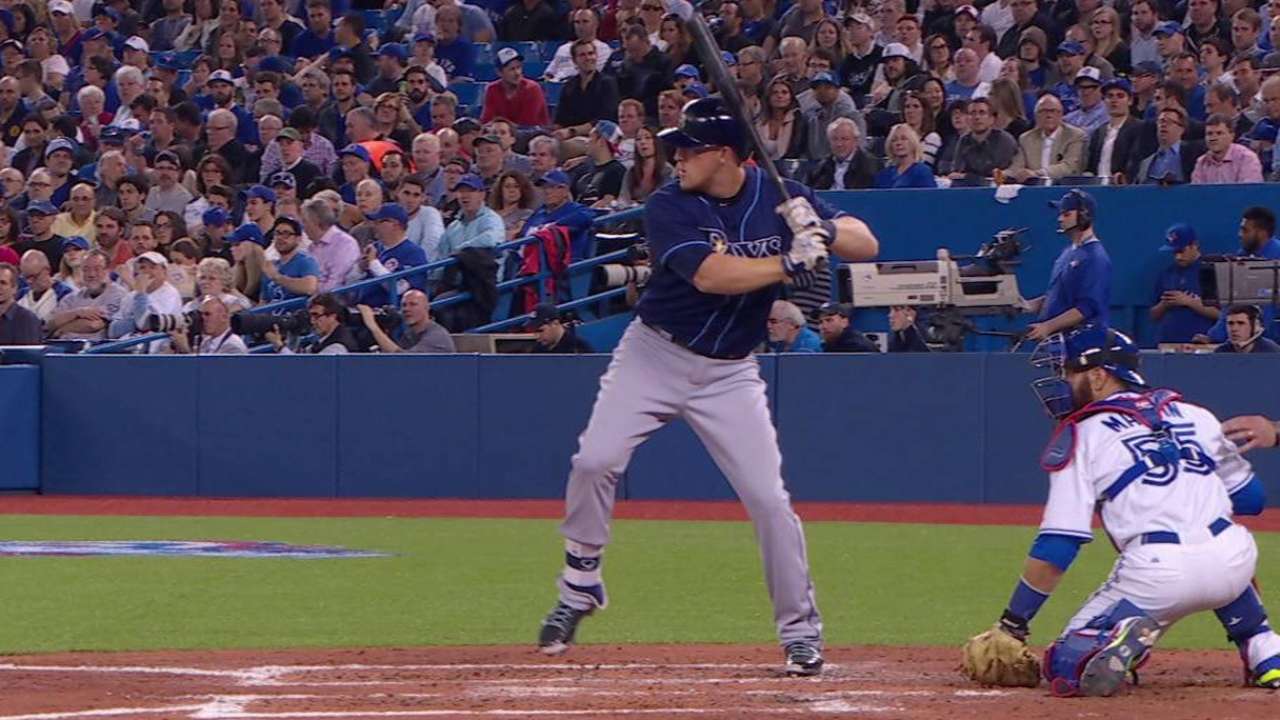 Dykstra's first big-league hit