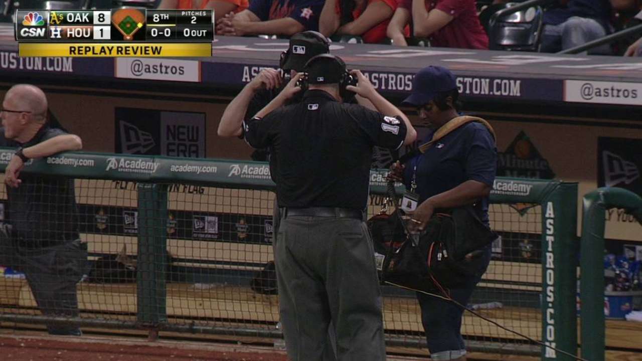 Safe call at first stands in 8th