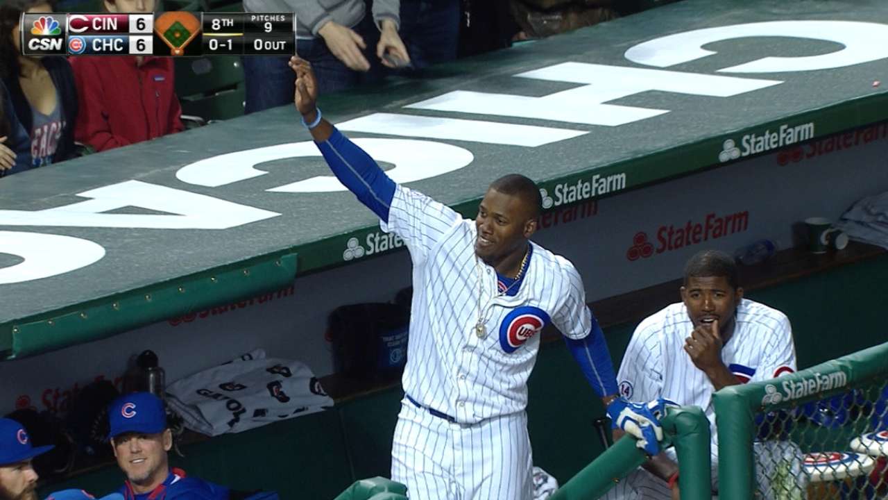 Jorge Soler deleitó a la fanaticada del Wrigley Field