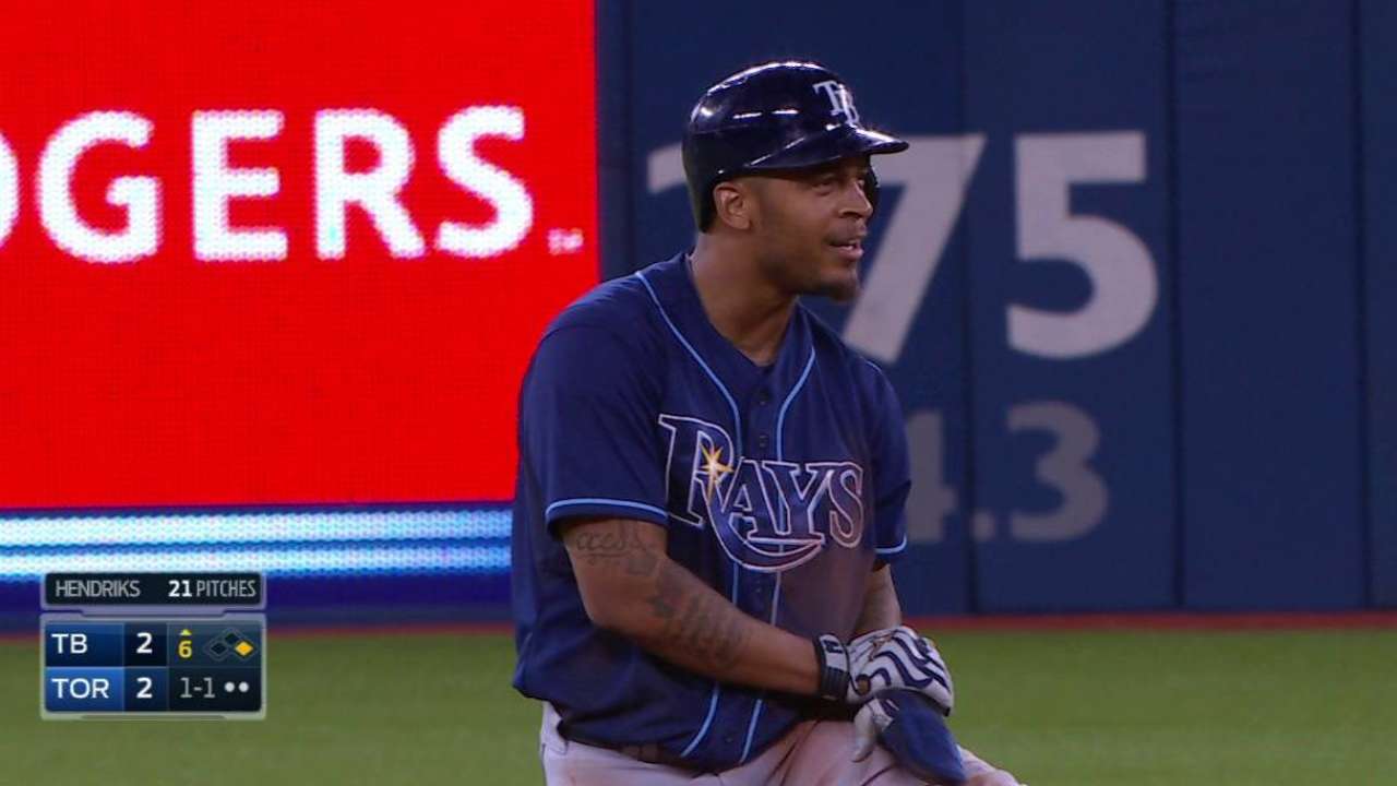 Out call at second stands in 6th