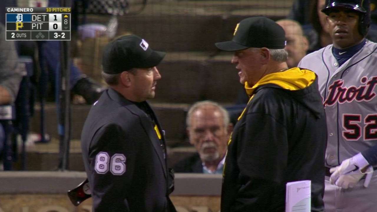 Hurdle's ejection