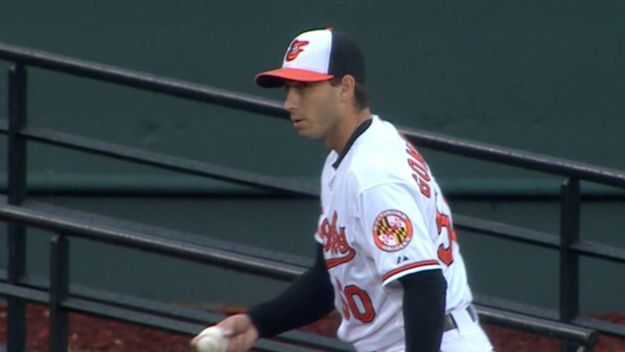 Whiff-happy Gonzalez leads Orioles with career night