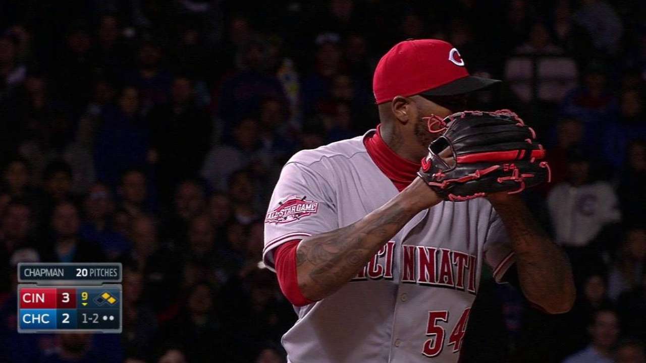 Chapman earns the save