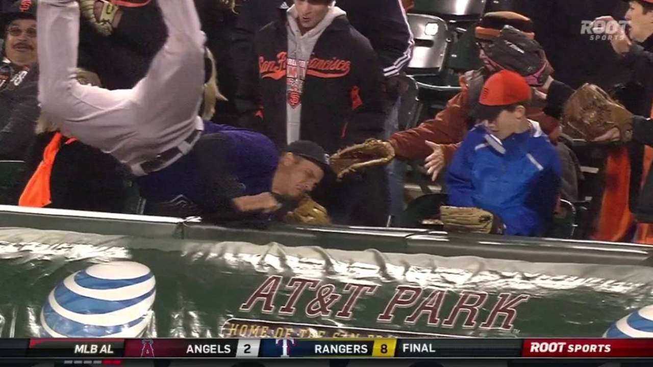 Arenado's amazing catch