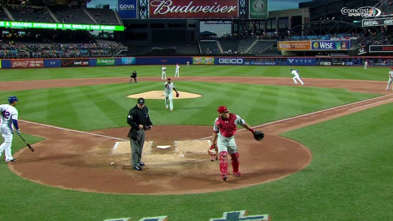 Rupp can't find ball