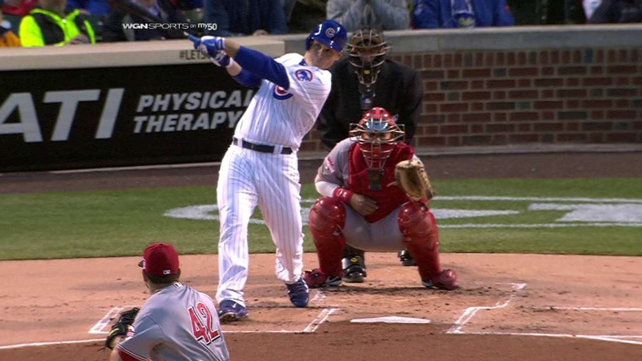 Wood y Rizzo lideran victoria de Cubs sobre Rojos