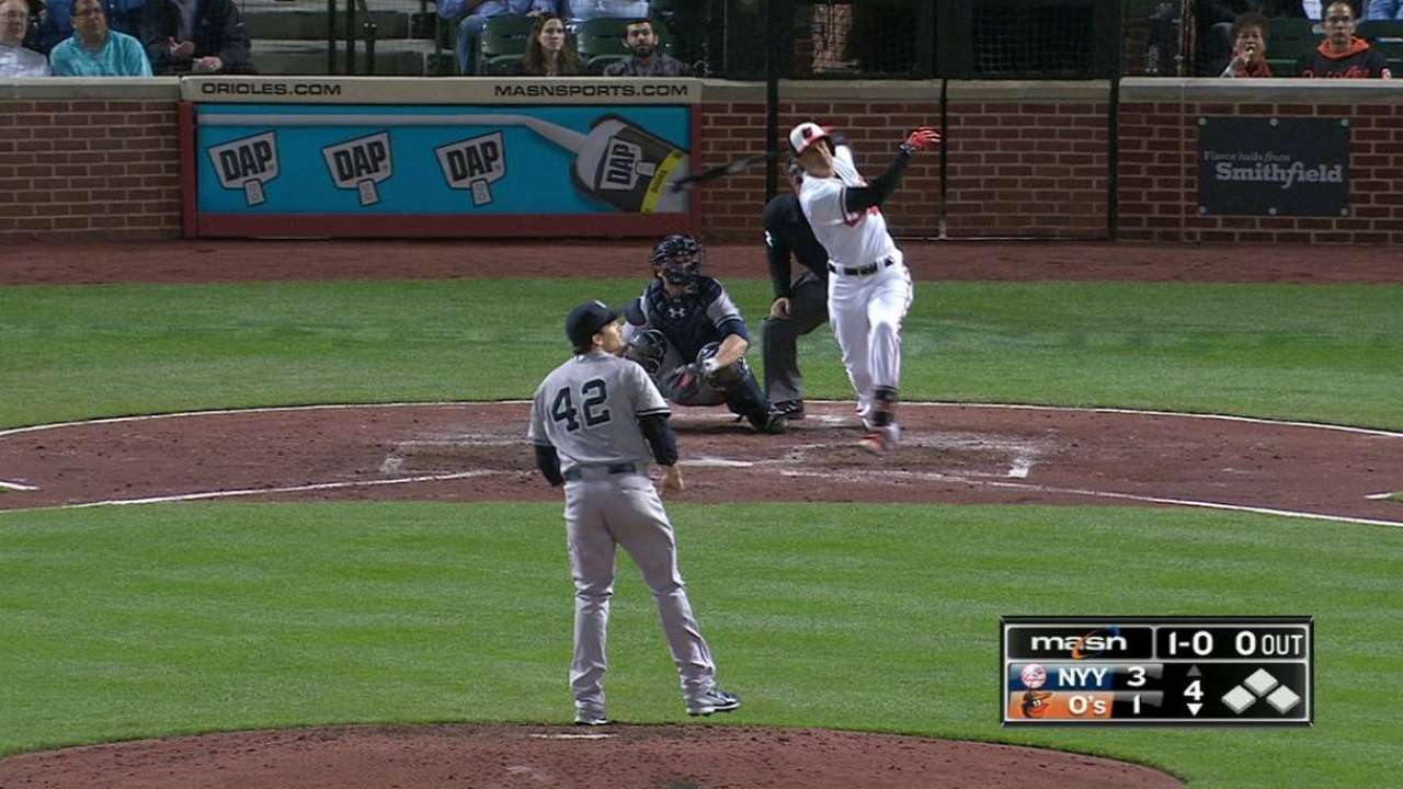 Machado's solo home run