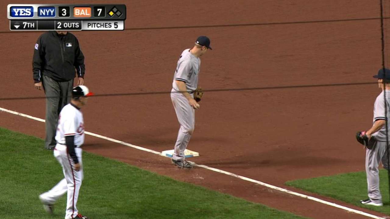 Pinder turns double play