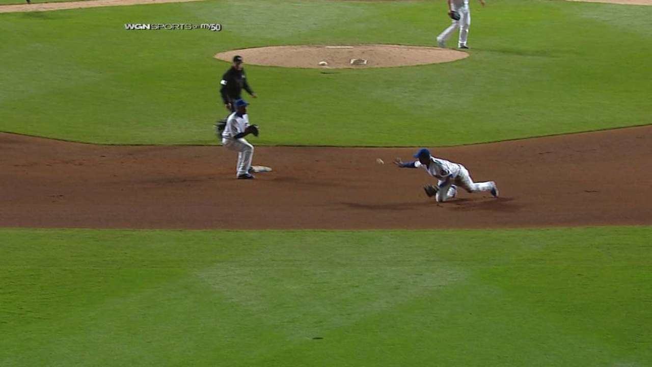 Castro starts double play