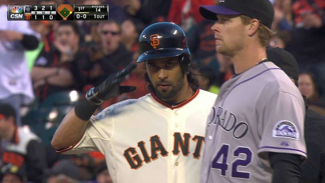 Pagan's RBI single
