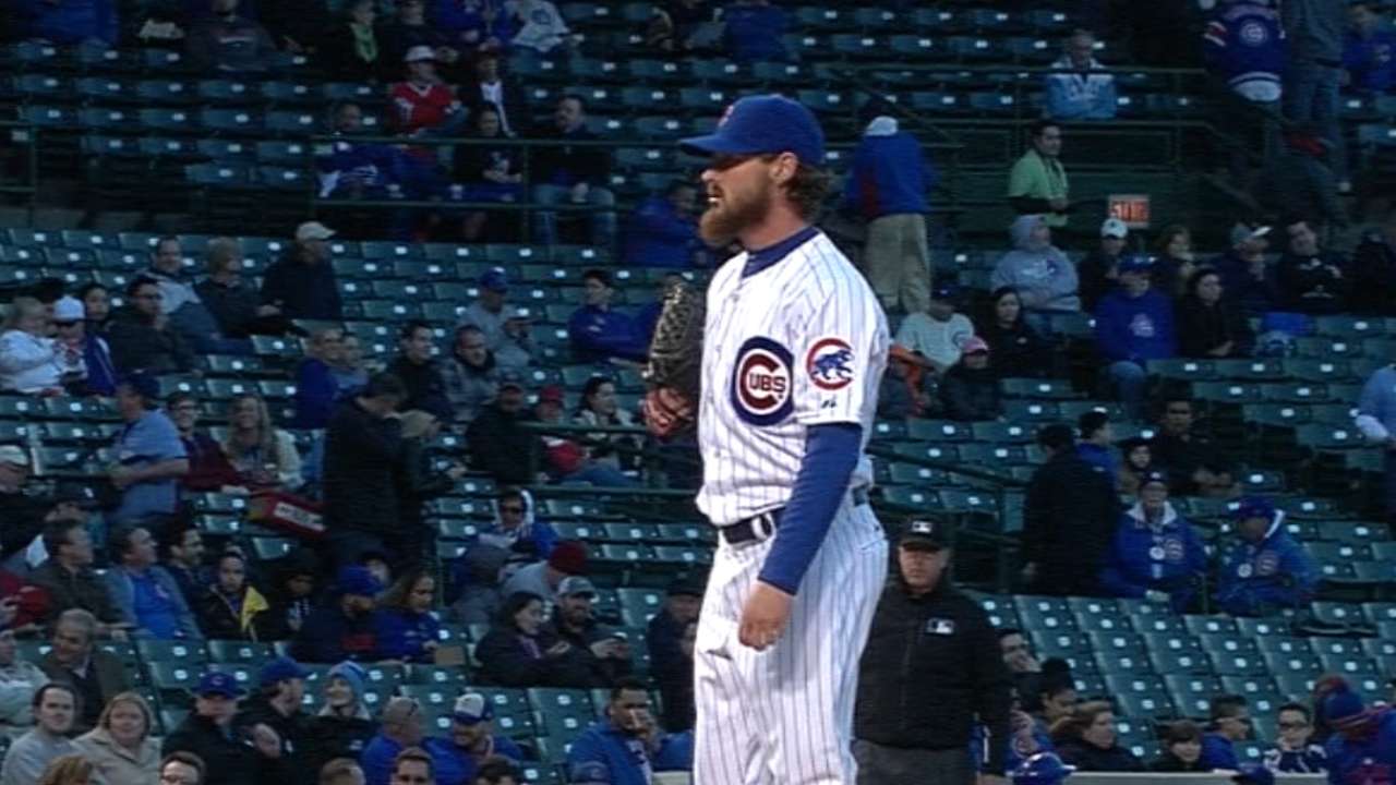 Wood carves up former team with on-target fastball