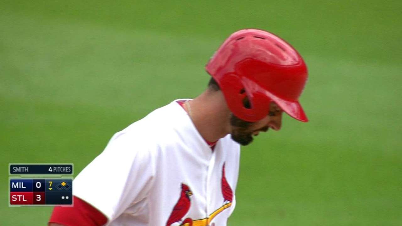 Lackey goes 7 in Cardinals' shutout of Brewers