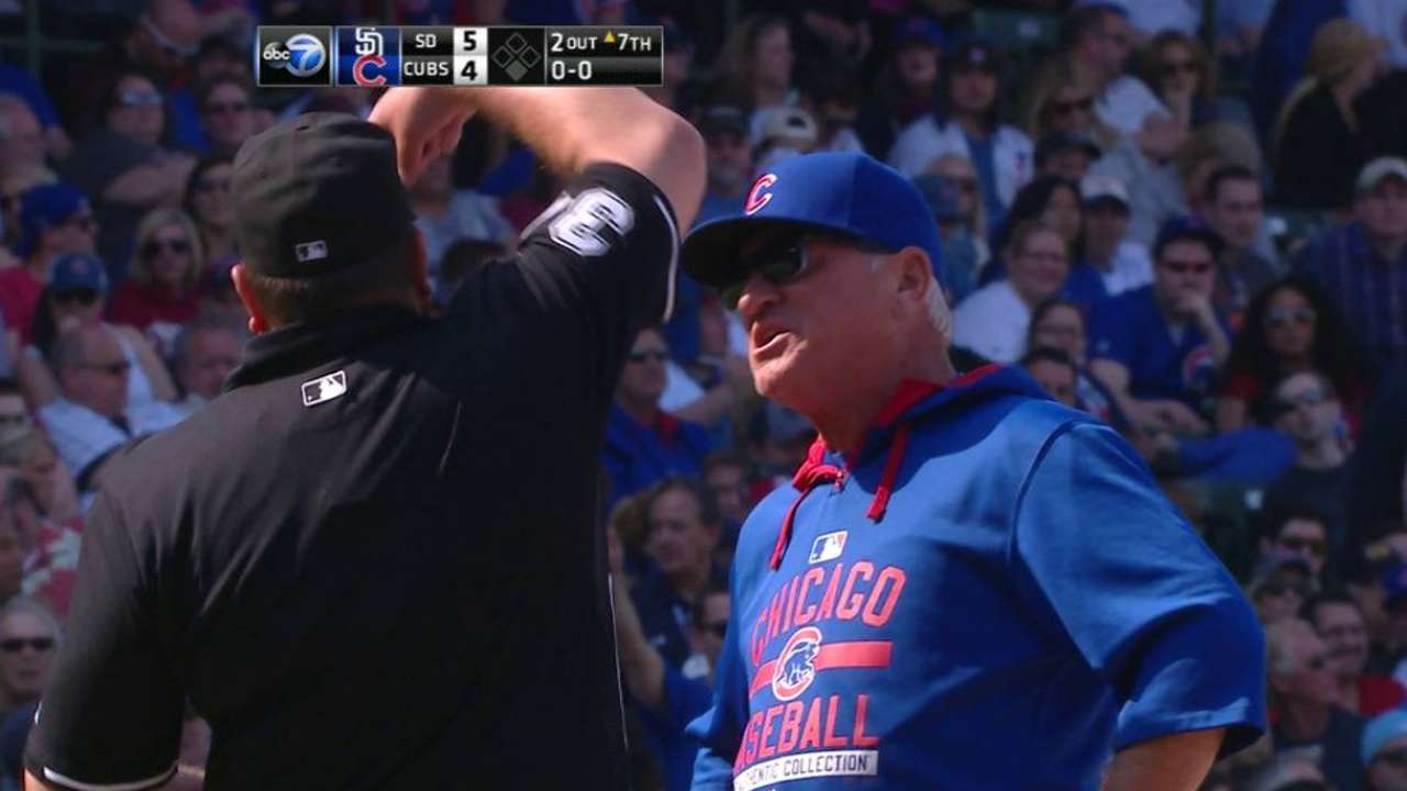 Maddon's first Cubs ejection comes after key homer