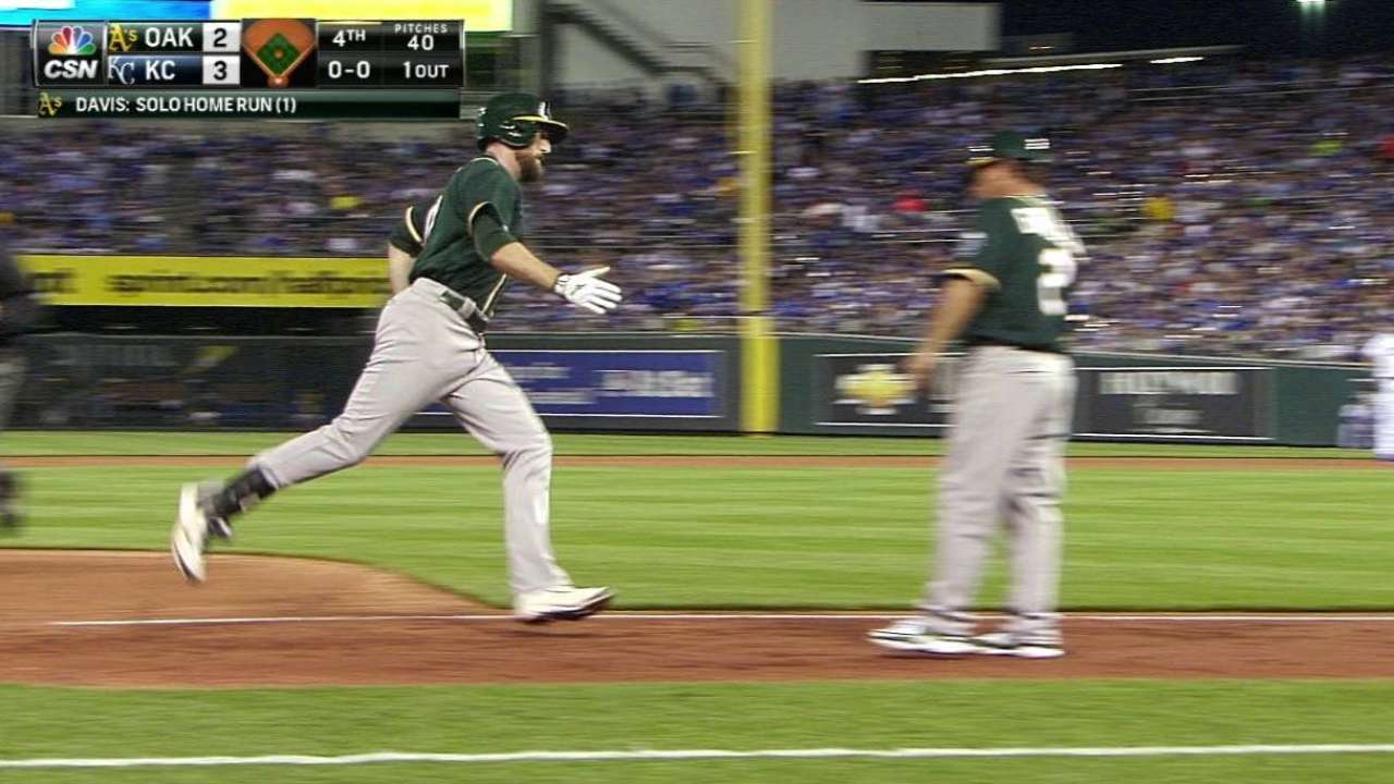 Davis' solo shot
