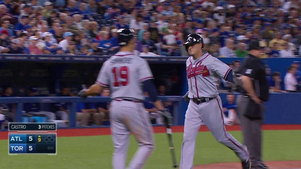 Johnson's game-tying home run