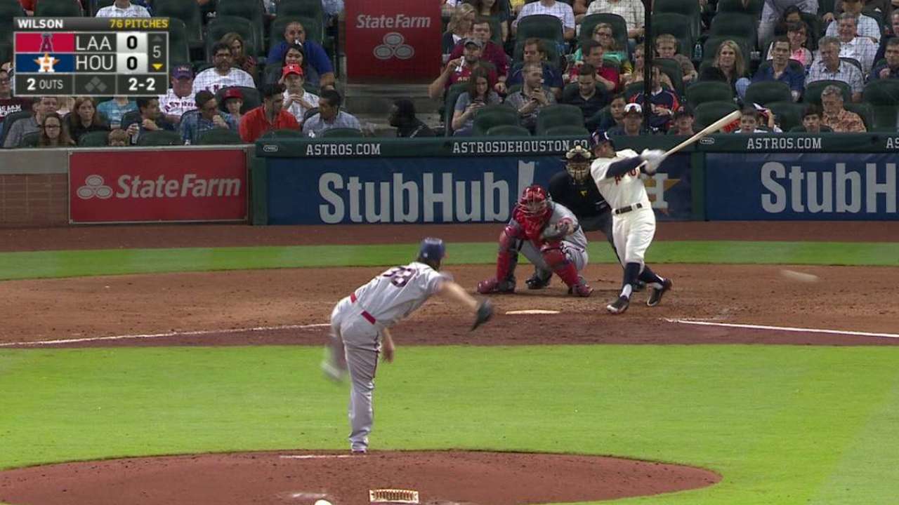 Altuve's infield single
