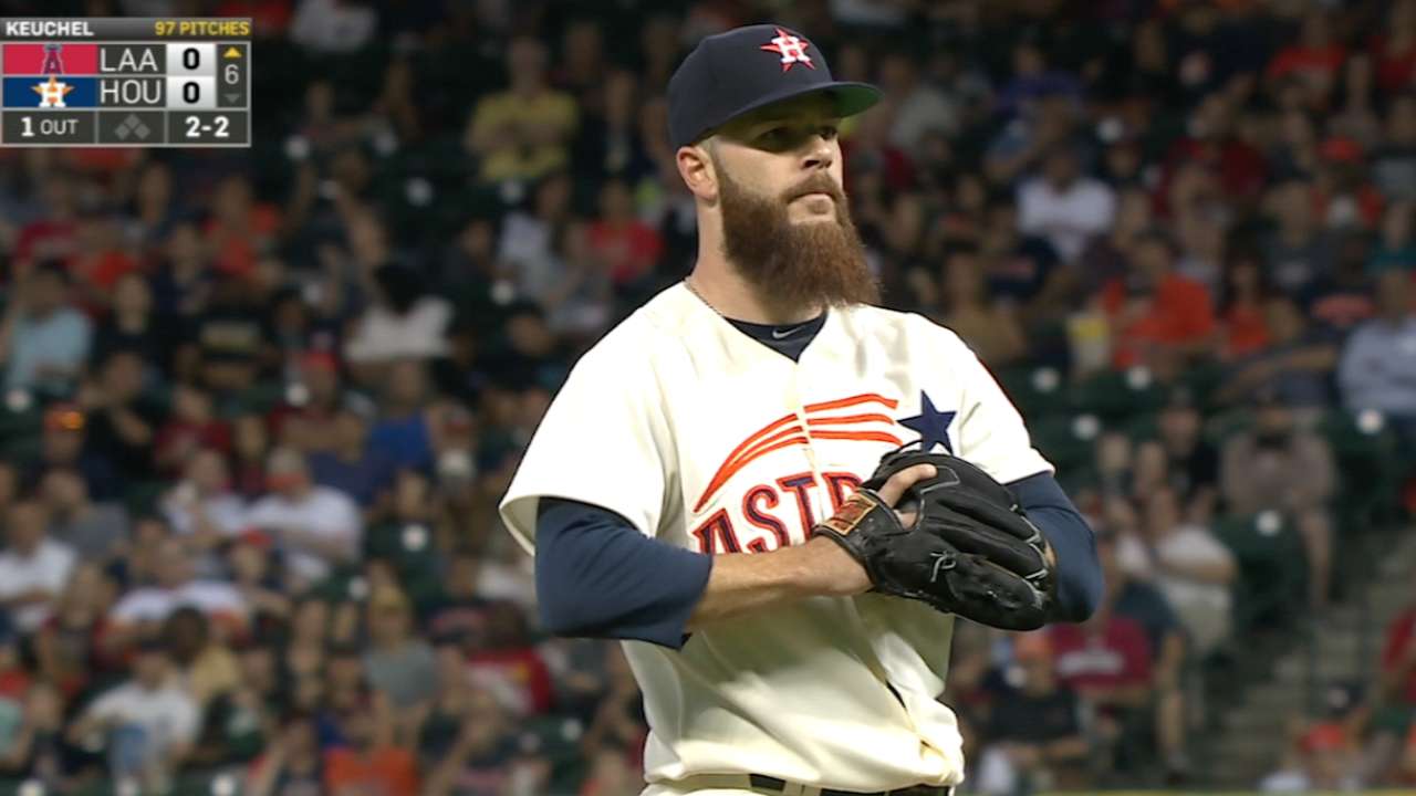 Keuchel continues hot start by dominating Angels