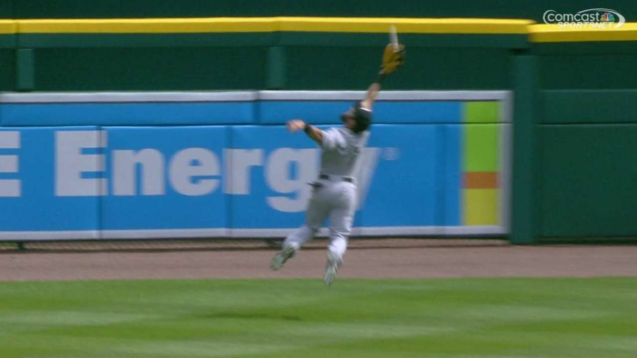 Eaton's nice running catch