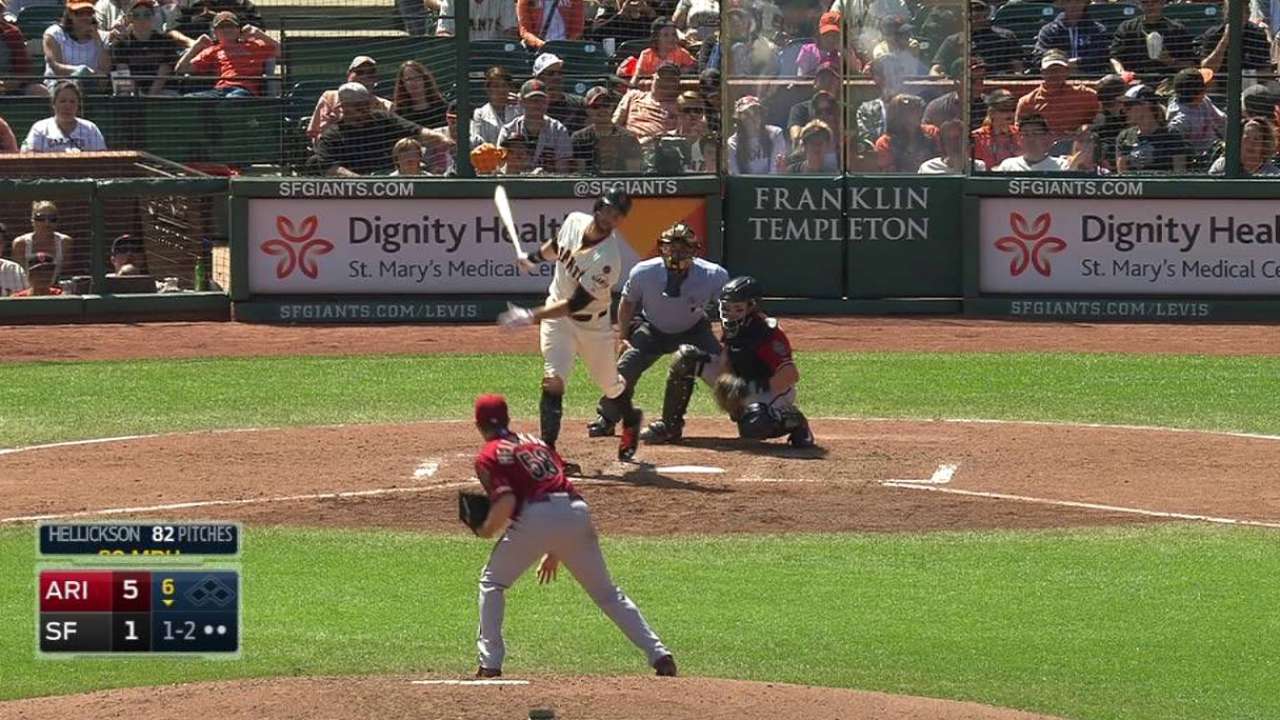 D-backs lift Hellickson to win over Giants