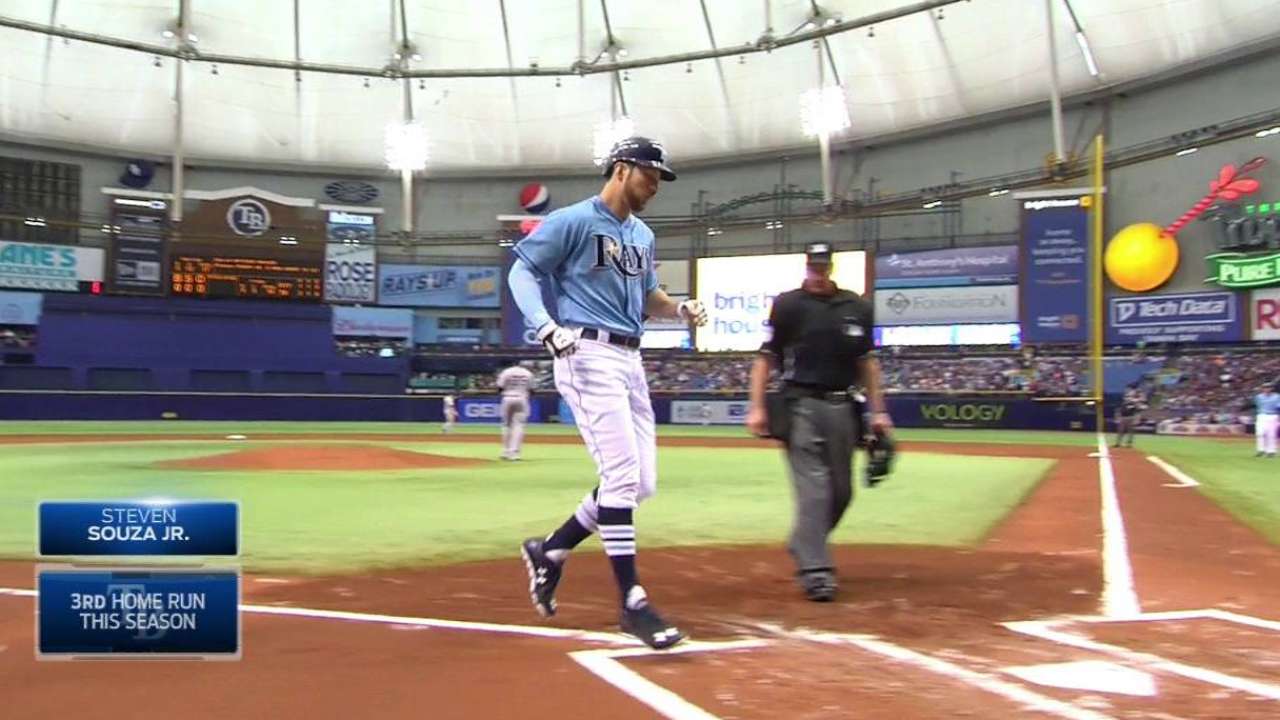 Souza displaying formidable pop in early going