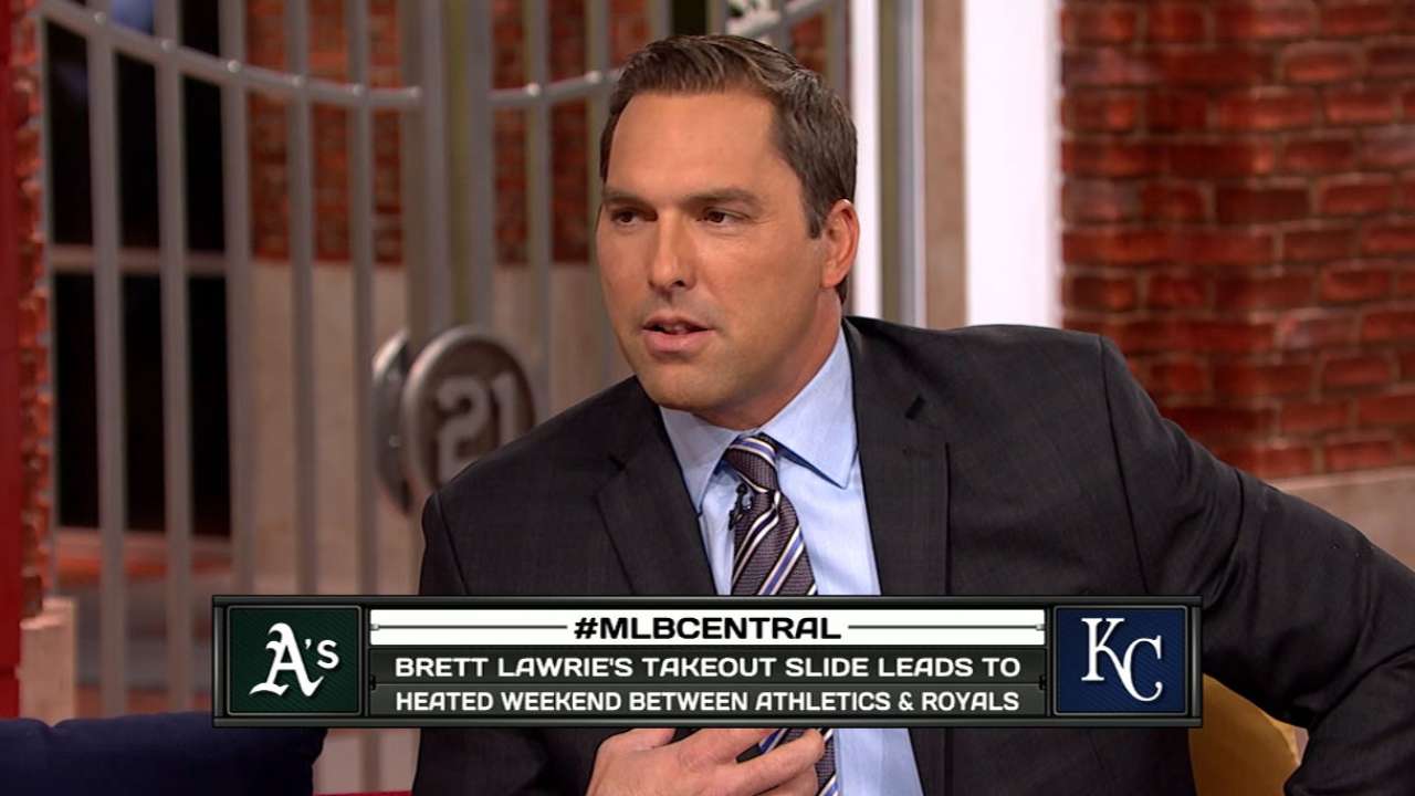 DeRosa on Royals-A's scuffles