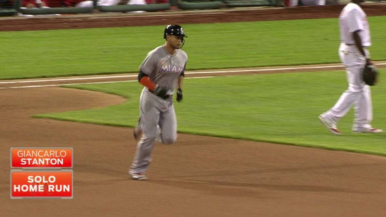 Stanton's solo homer