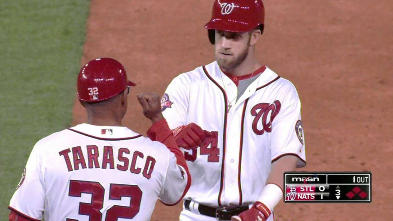 Harper's RBI single