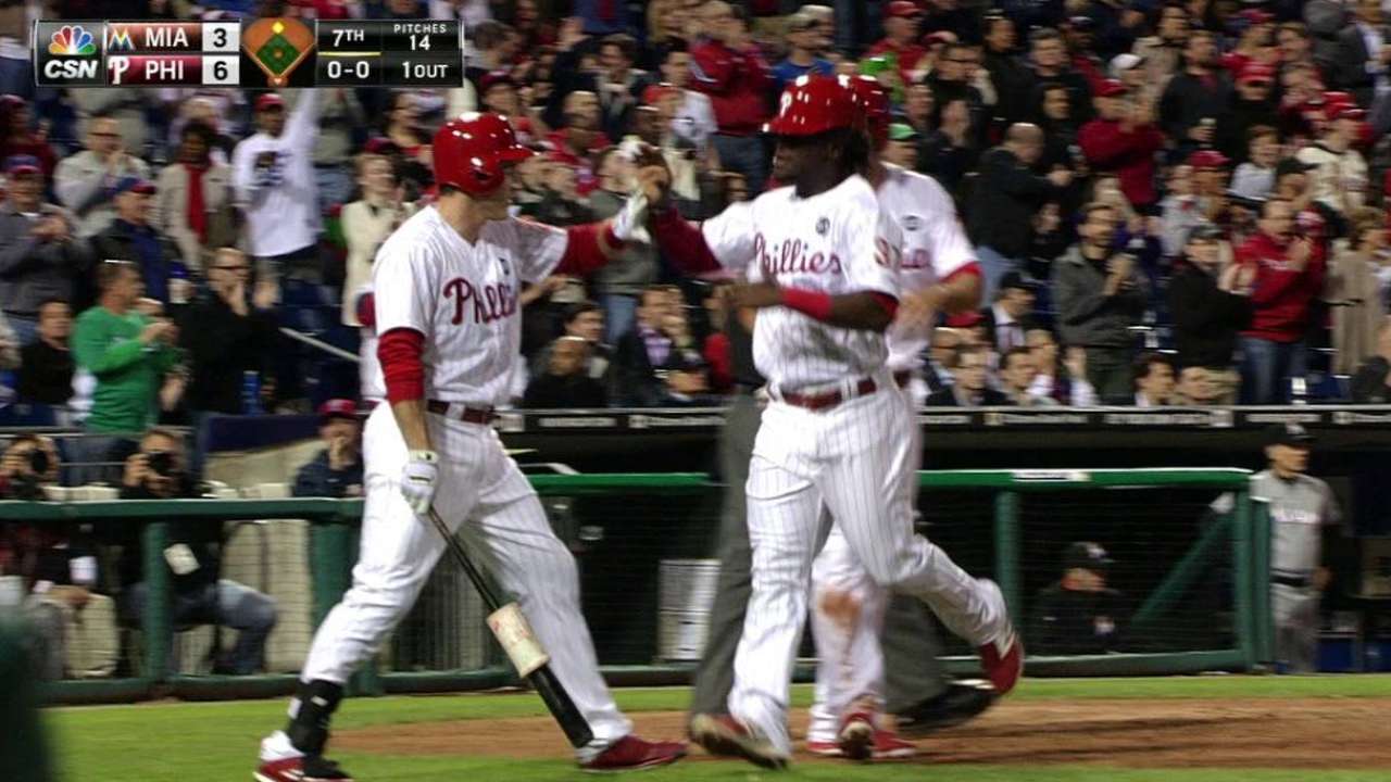 Revere heats up after heater; Galvis stays hot