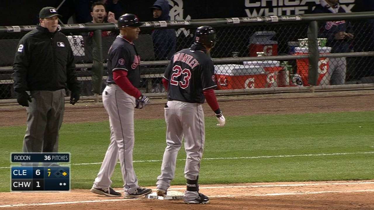 Brantley's RBI single