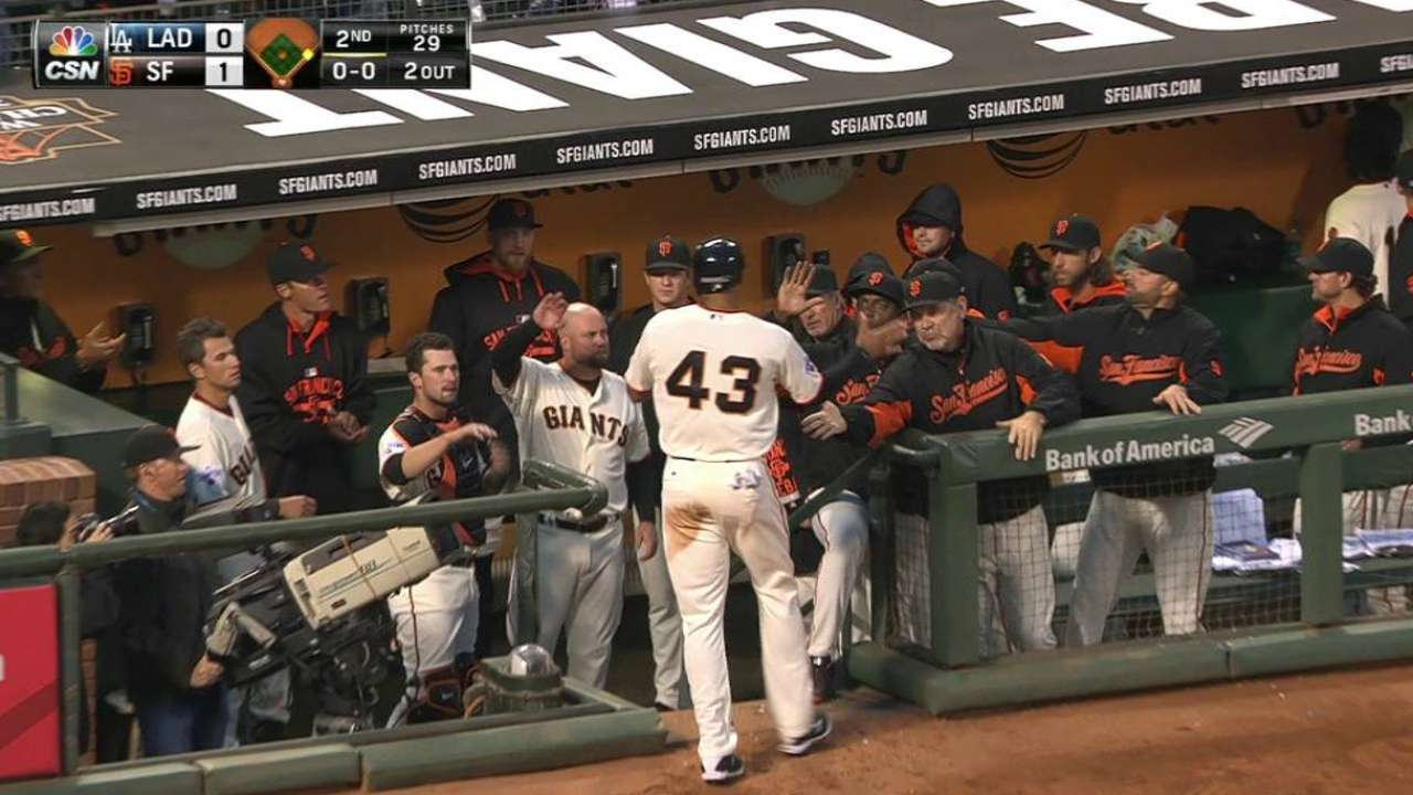 Crawford's RBI bunt single