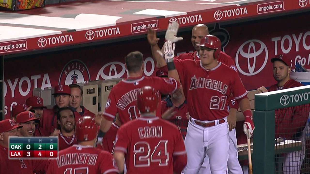 Giavotella's three-run homer