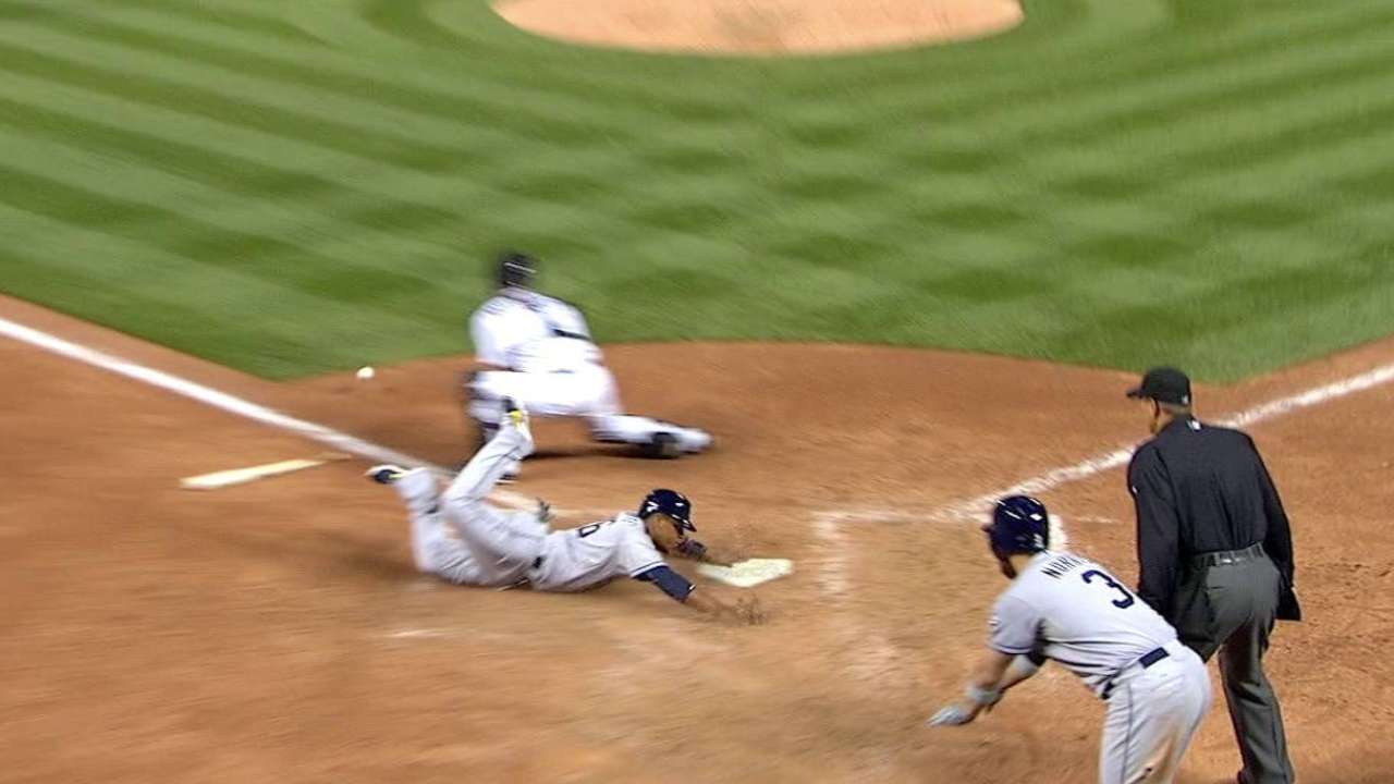 Myers' game-tying RBI single