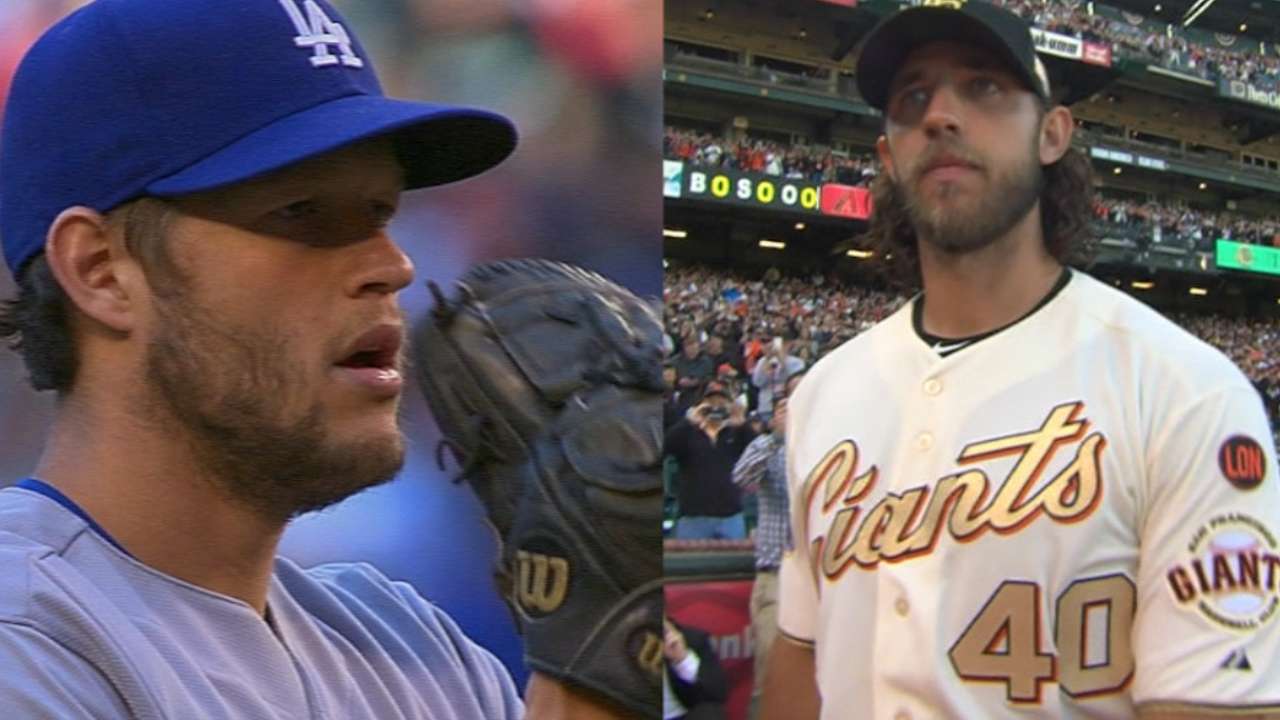 In pitched battle, Bumgarner and Kershaw to take their cuts