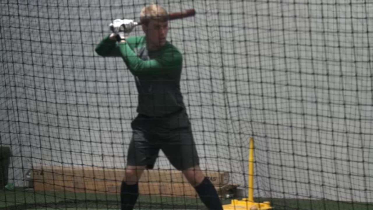 With thin crop of catchers in Draft, Stephenson on rise